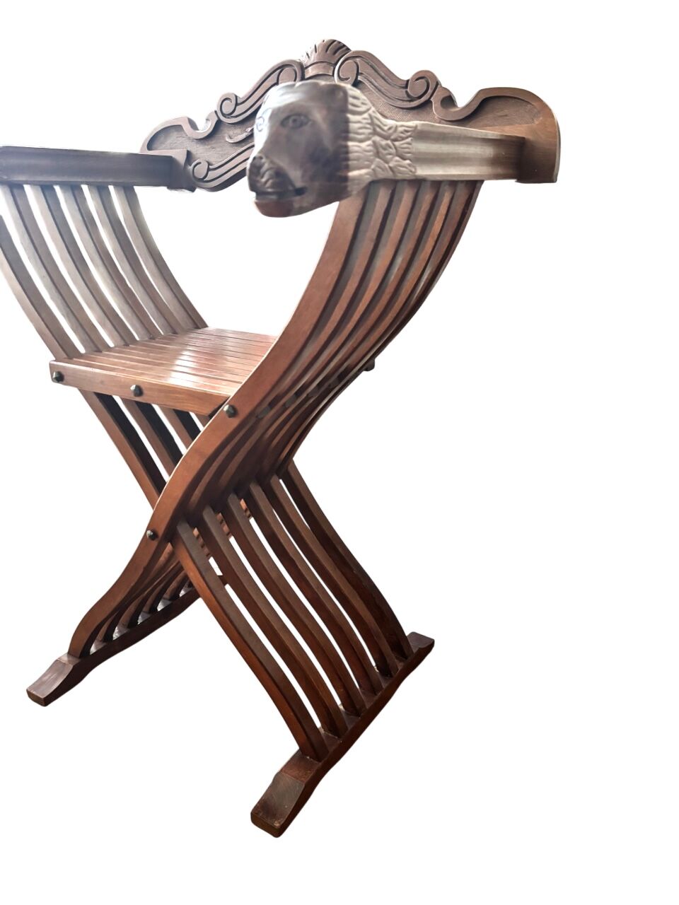 Italian wooden folding chair 1970