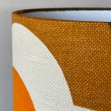 Subway Lampshade in vintage fabric 70s