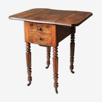 XiXe mahogany flap table