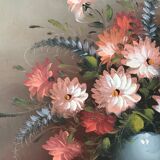 Oil on canvas bouquet of flowers