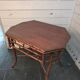 Table d'appoint en bois bambou fin XIXème en pitchin