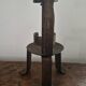 Candle holders in pairs, 20th century, wrought iron, brutalist.