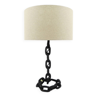 Lampe de table brutaliste, années 60