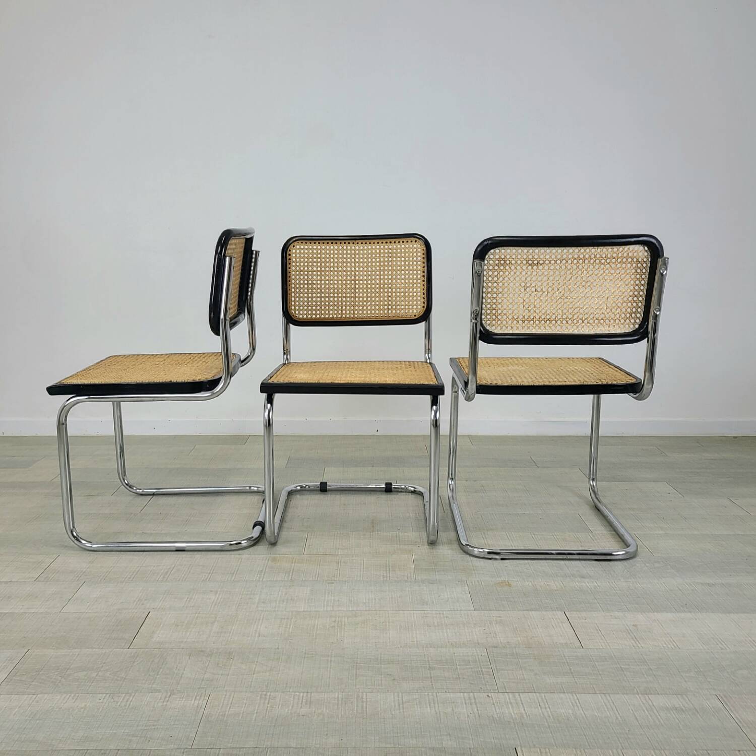 Chaise cesca B32 design Marcel Breuer vintage Bauhaus 1970