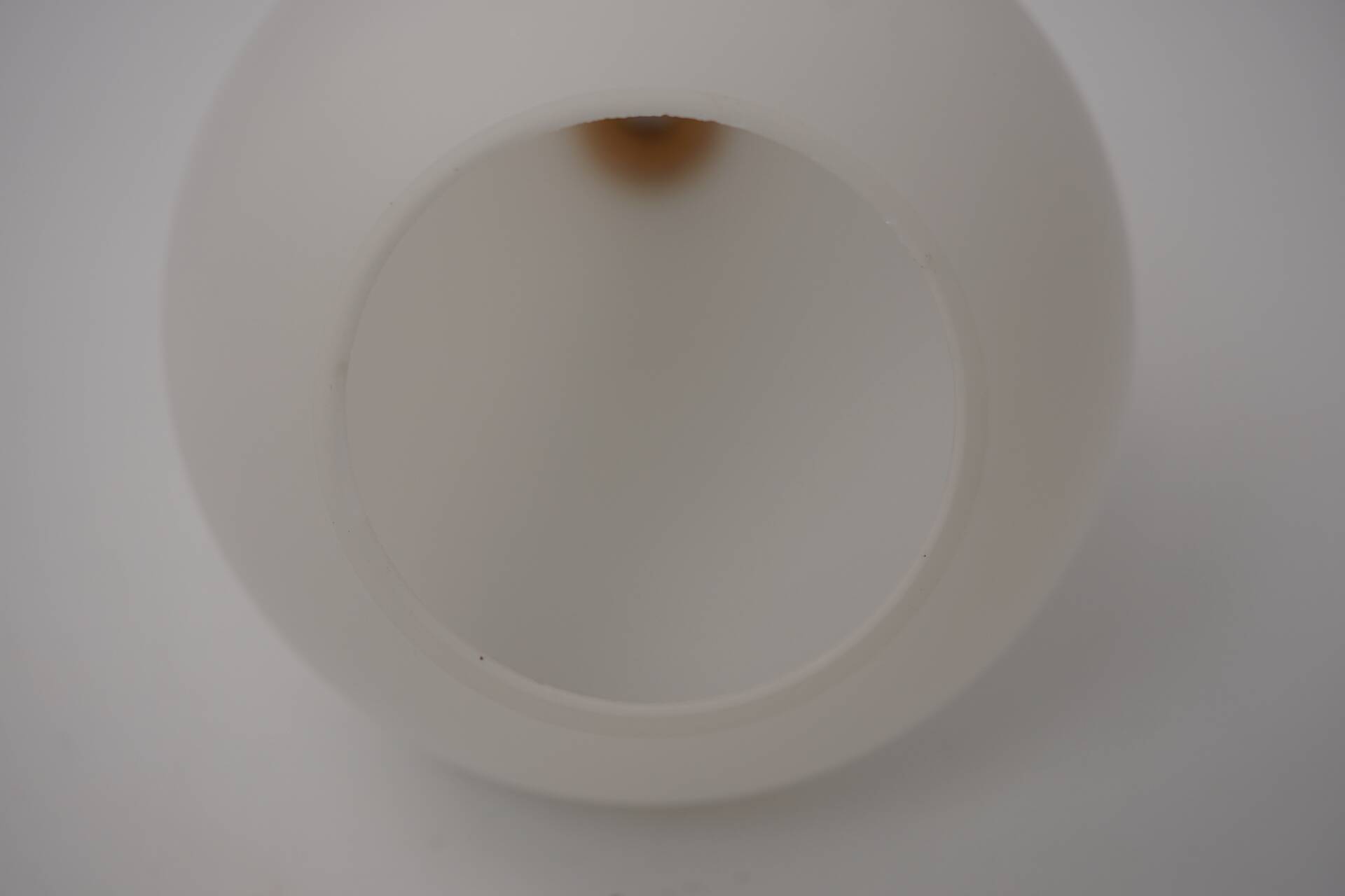 Danish DROP Lamp in Opal Glass and Teak