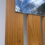 Pine mirror coat rack 1980