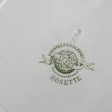 Round dish, land of iron, model Rosette of st amand