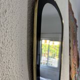 Vintage 1960 asymmetrical mirror - 69 x 35 cm