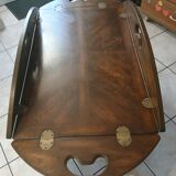 Malouinière coffee table in solid mahogany