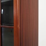Vitrine en acajou, design danois, années 1970, fabriquée au Danemark