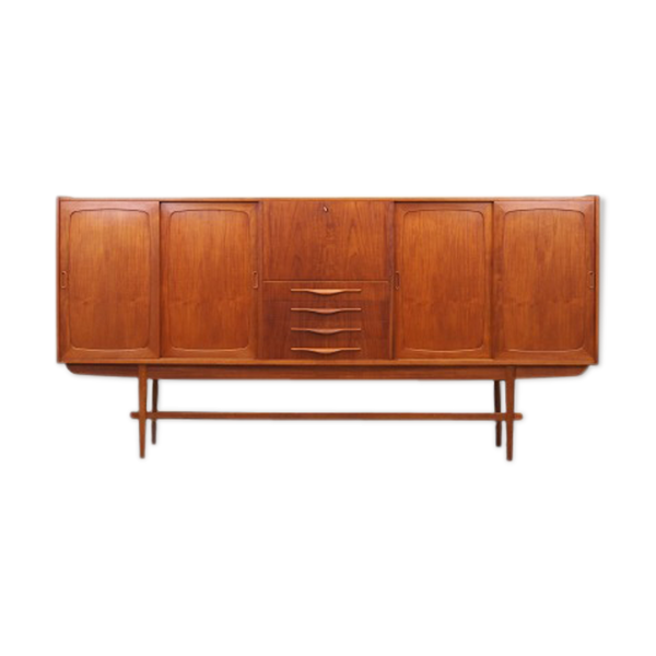 Panneau en teck, design danois, années 1960