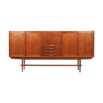 Panneau en teck, design danois, années 1960