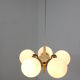 Space age chandelier sputnik by elektroinstala decin, 1970s