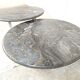 Vintage two tier marble coffee table, 1970s
