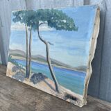 Painting, seaside painting