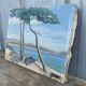 Painting, seaside painting