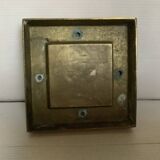Square brass ashtray