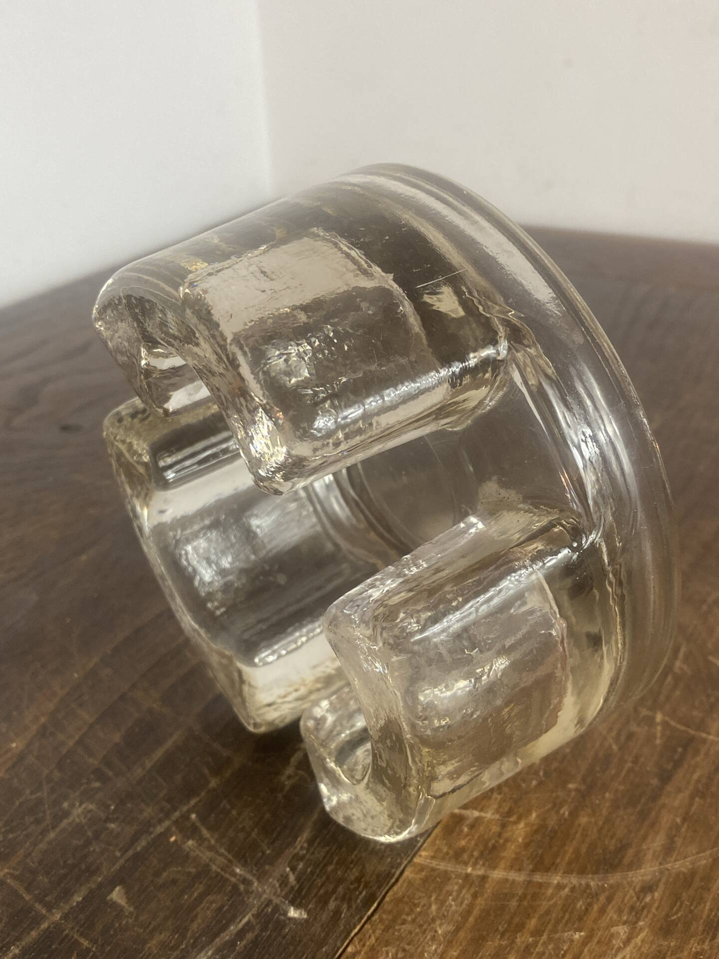 Candle holder, glass warming plate