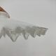 Corrugated opaline glass wafer