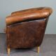 Fauteuil club en cuir de mouton
