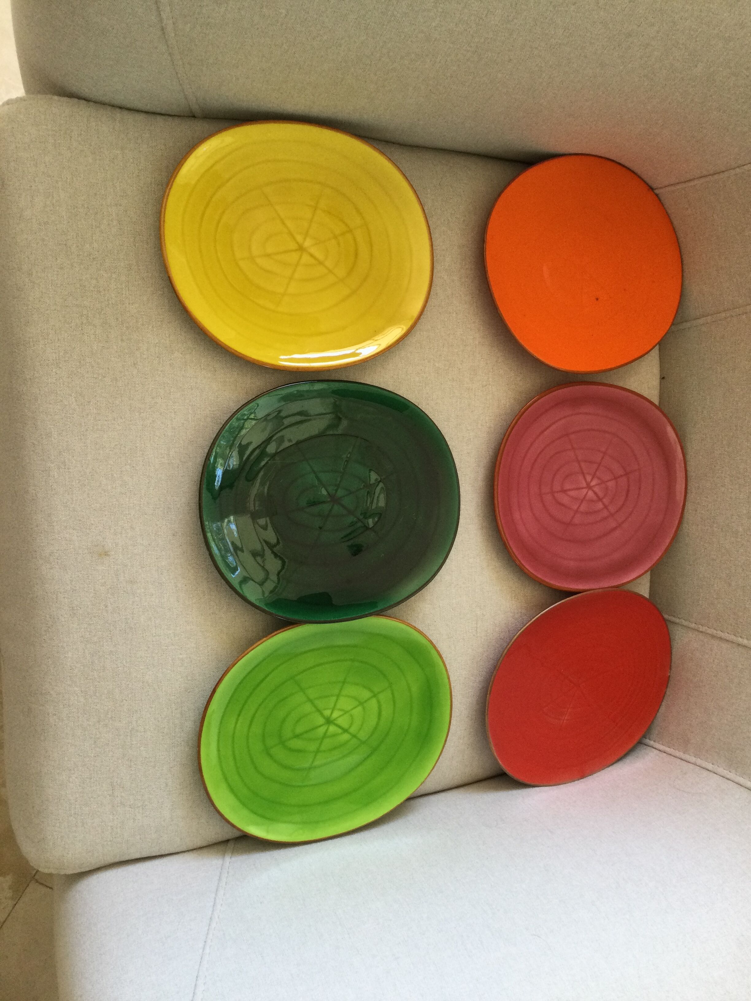 Dessert plate creation Ferlay Vallauris