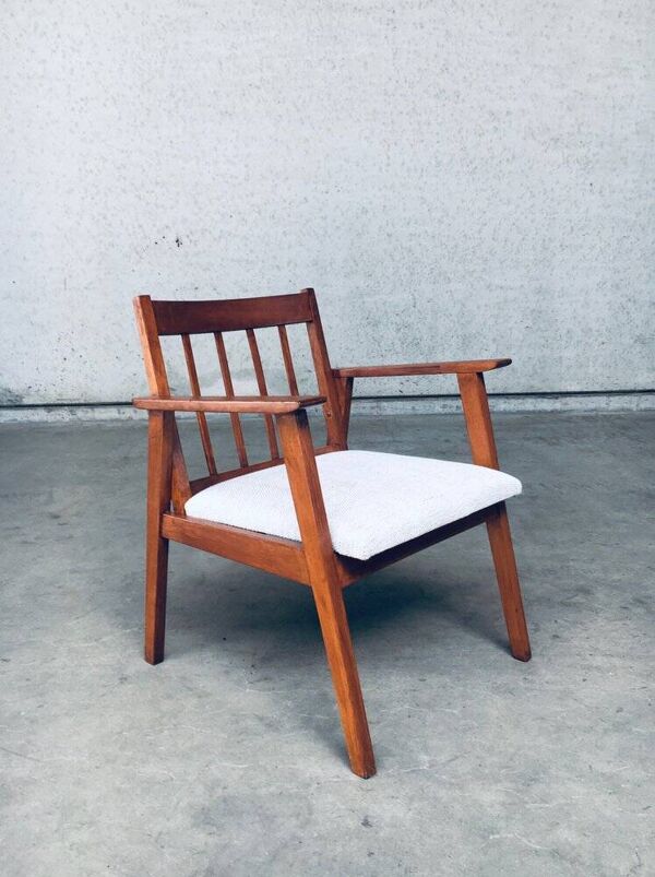 Mid-Century Modern Dutch Armchair Set, Netherlands, 1950s, Set of 3