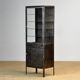 Polished iron medicine cabinet, 1950s