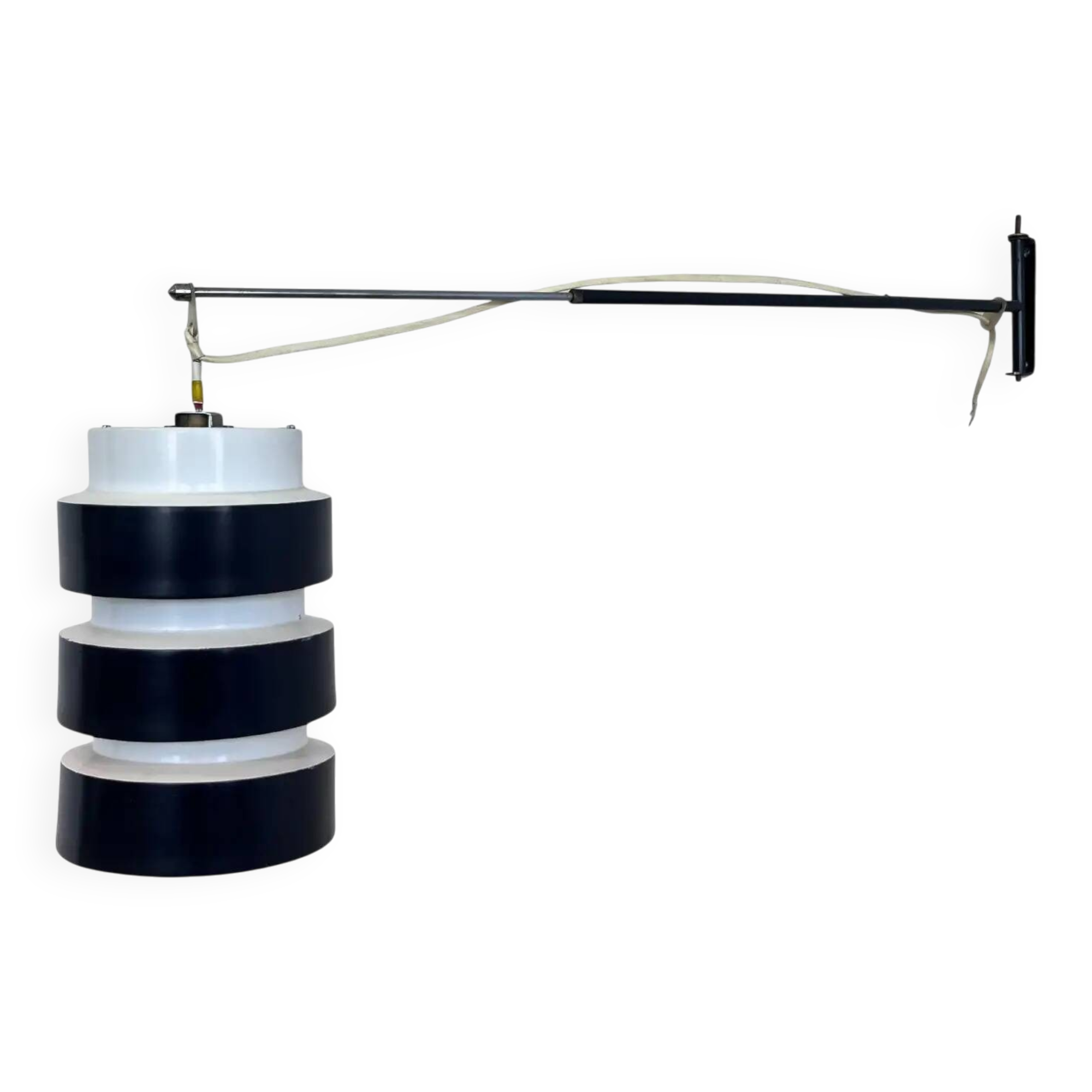 Mid-century adjustable wall lamp designed by Josef Hurka for Napako, 1970s