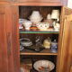 Buffet rustique en bois ancien vintage