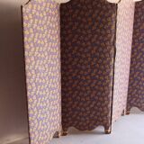 Antique 5-panel screen – Souleiado fabric