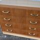 Art Deco style cherrywood chest of drawers, mid-20th century