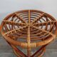 Pouf bambou vintage