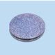 Two blue speckled plates