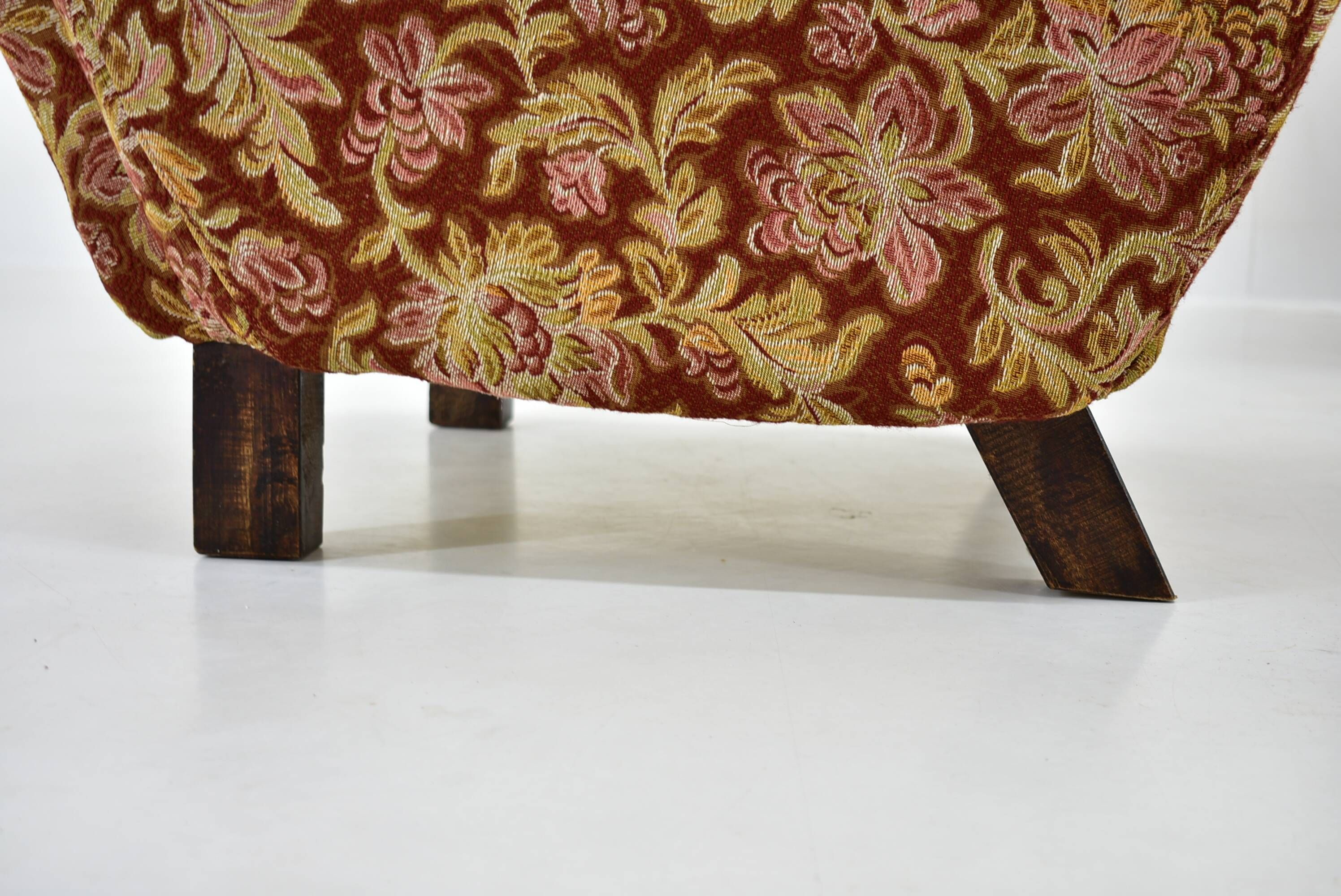 Set of Two Art Deco Armchairs H-283 by Jindřich Halabala, 1930s