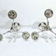 Chrysalia - pair of silvered bronze candelabra / €580