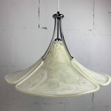 Acrylic Murano style clover pendant hanging lamp, Cosack Leuchten, 1970s