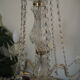 Chandelier with 6 lights and pendants