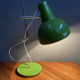Green metal table lamp by Josef Hurka for Lidokov 1960s