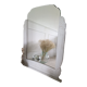 Grey art deco mirror