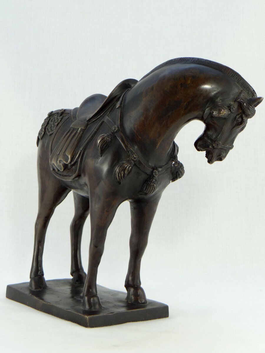 Bronze horse spirit tang, china, mid-20th century