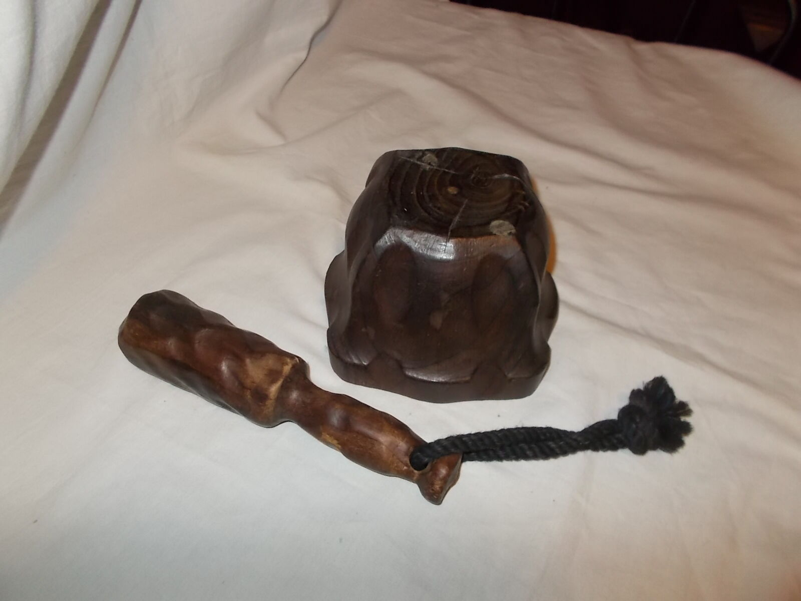Mortier pilon en bois