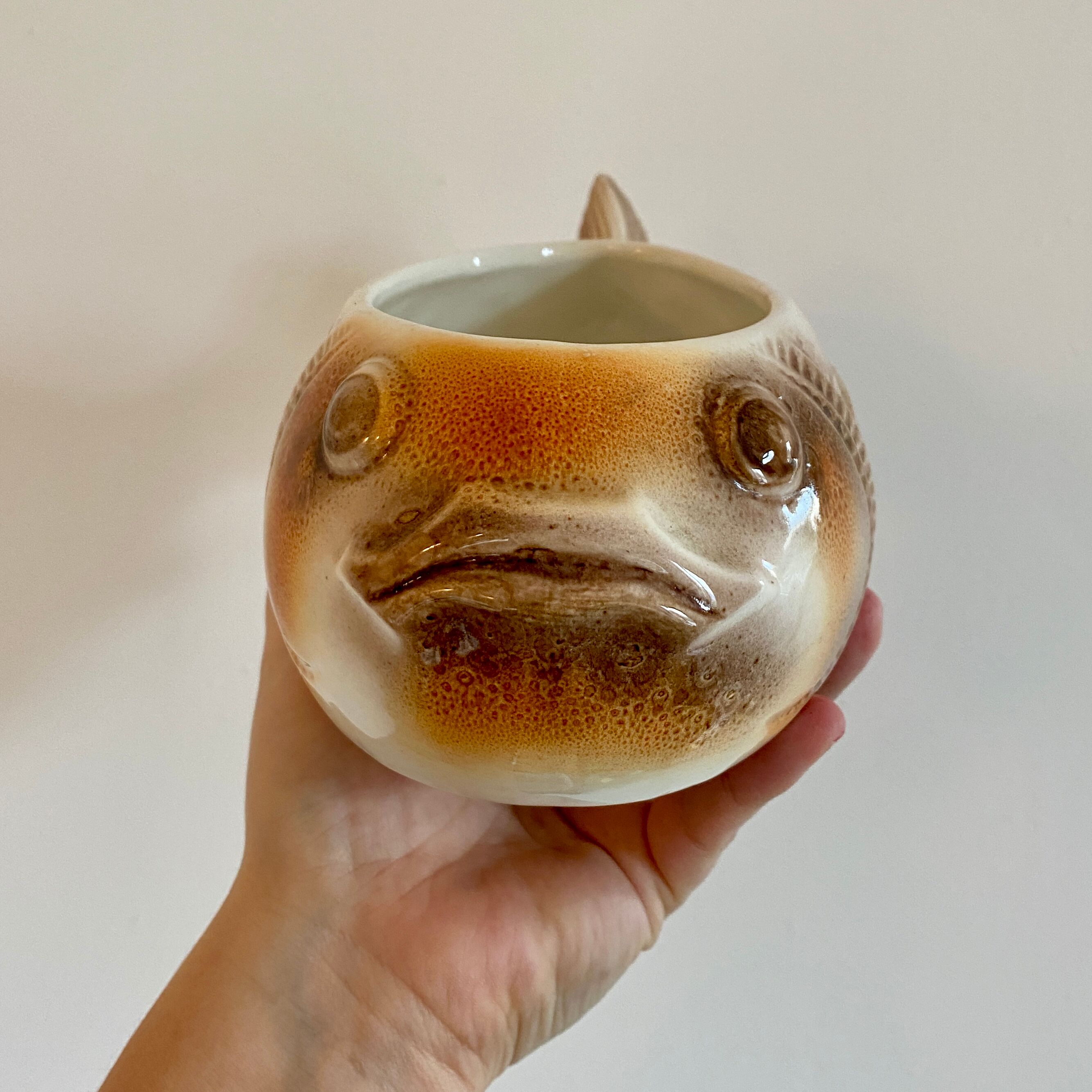 Lot plat et saucière poisson vintage Sarreguemines