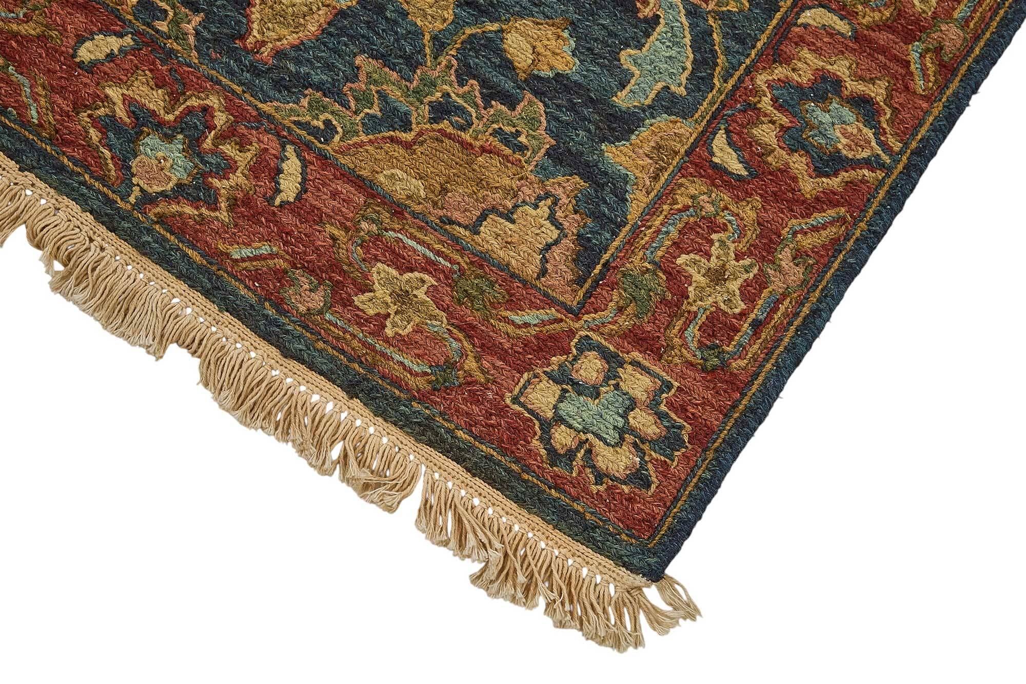 Turkish Handknotted Wool Oushak Rug 80 cm x 292 cm