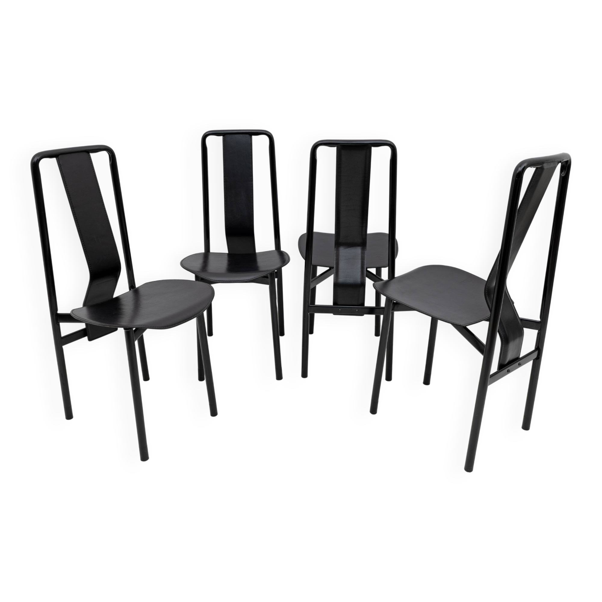 Irma Design Chairs by Achille Castiglioni for Zanotta, 1970s, Set of four