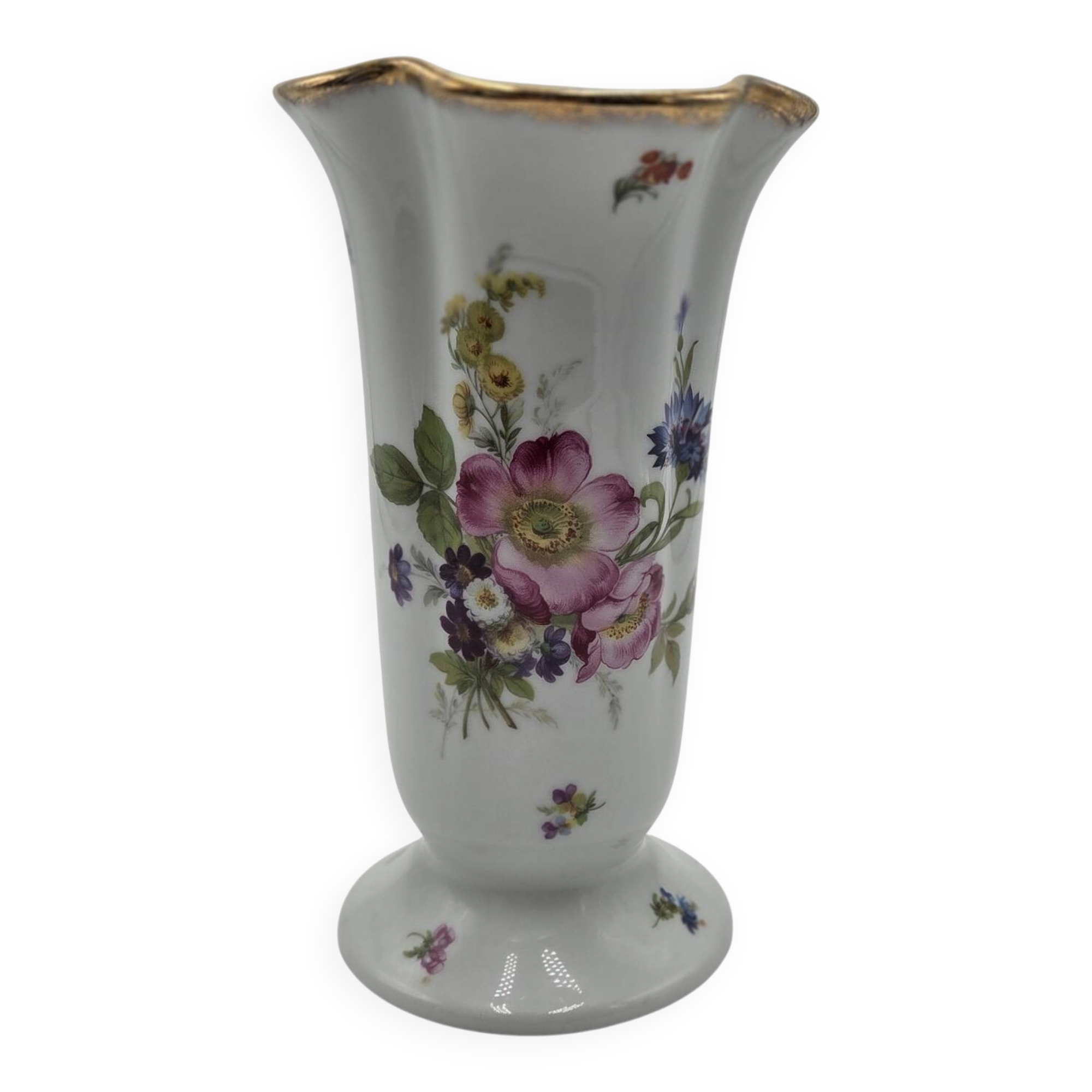 Limoges porcelain vase