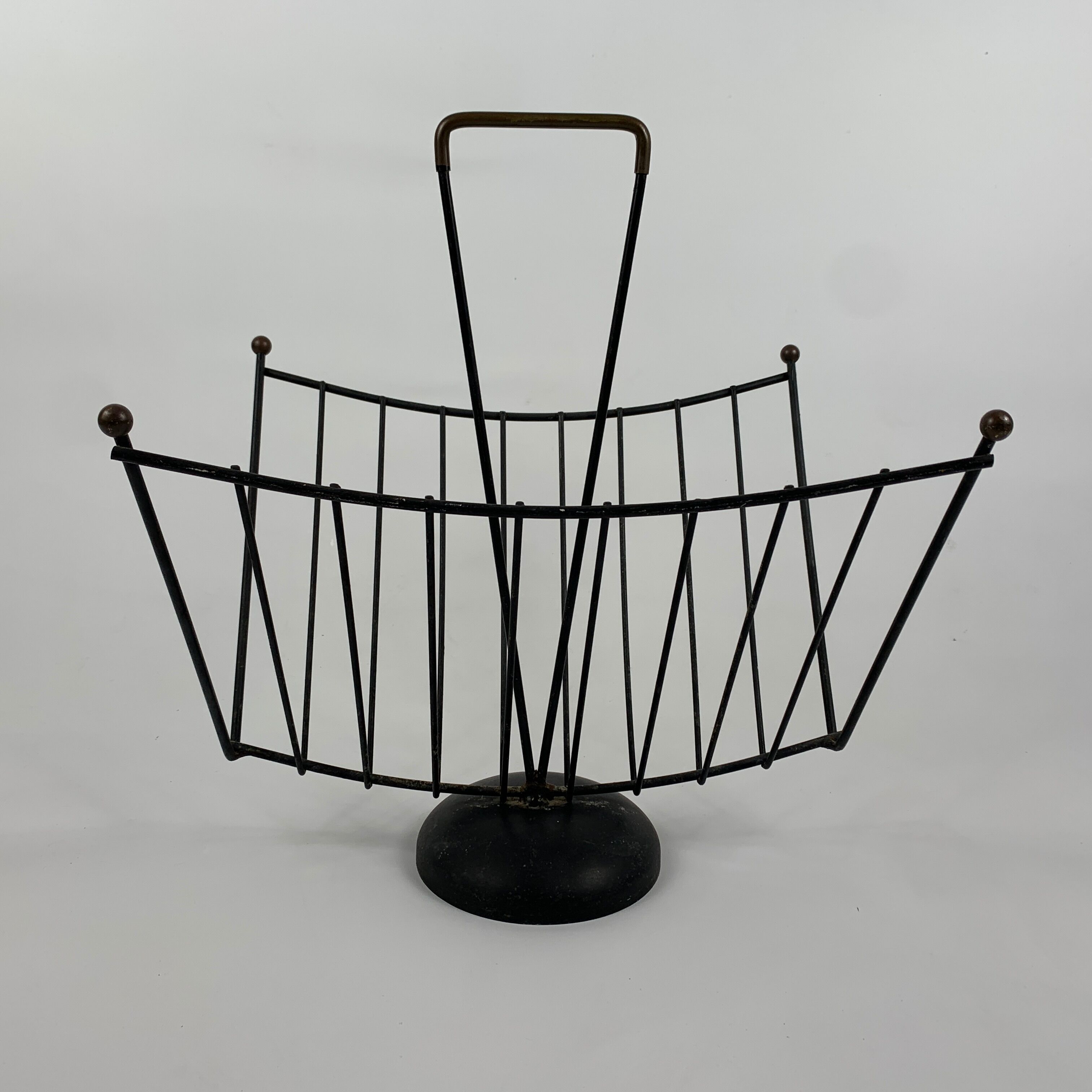 Magazine door Iron enhanced with vintage brass style 1950 1960