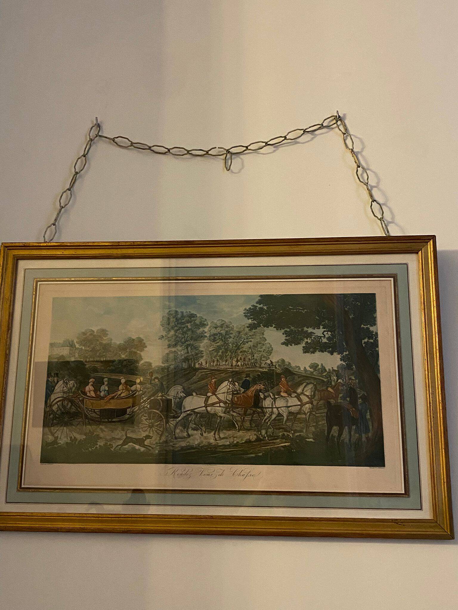 Framed print 'Hunting Rendezvous'