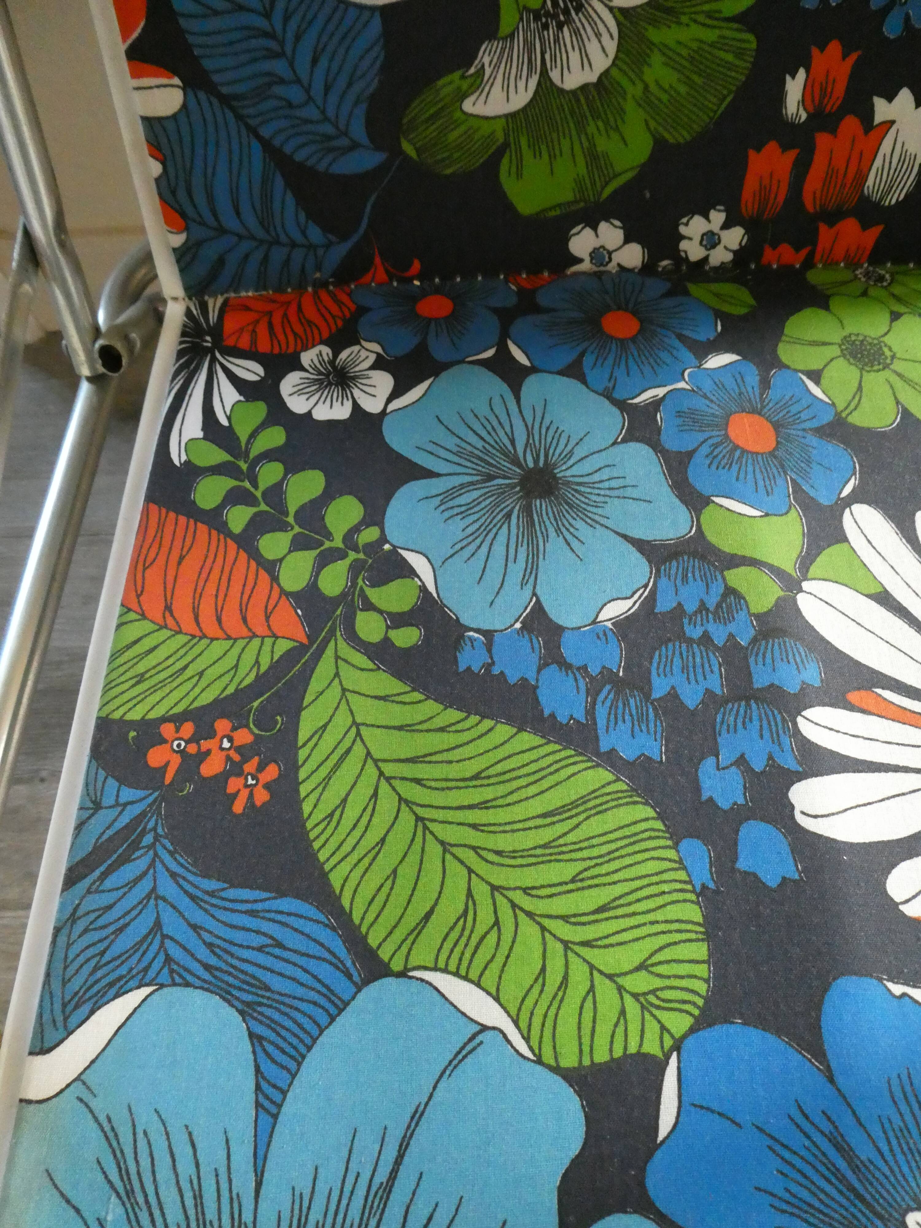 70s camping folding chair, Brand Tabervall