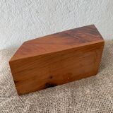 Walnut magnifying glass pencil pot