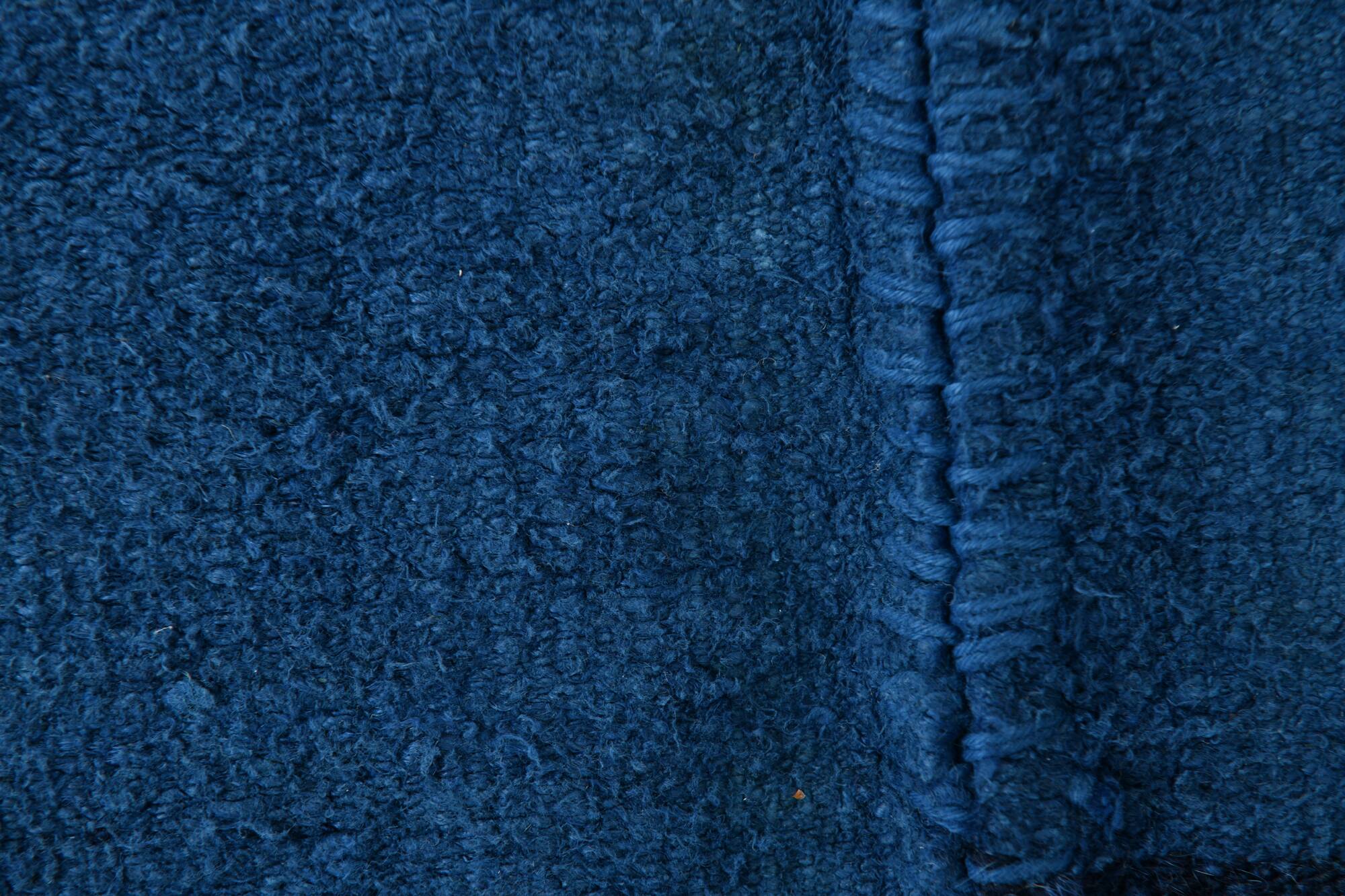 Mid Century Modern Blue Vintage Rug, 147x222Cm